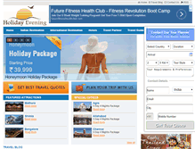 Tablet Screenshot of holidayevening.com